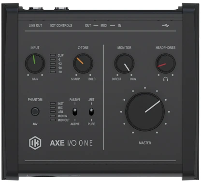 IK Multimedia AX I / O USB garso plokštė