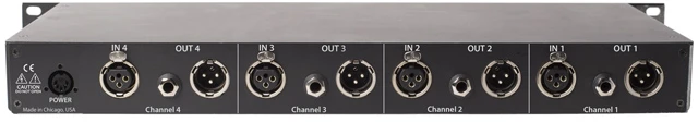 Black Lion Audio Juodas Lion Auteur Quad – 4 kanalų mikrofono pirminis stiprintuvas