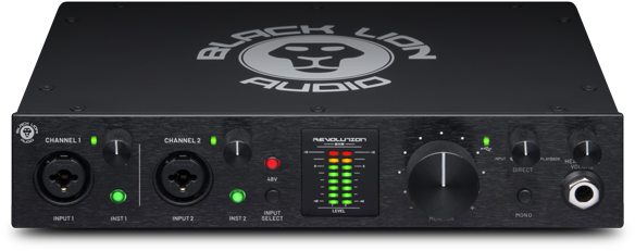 Juodas Lion Revolution 2x2 - Interfejs Audio USB