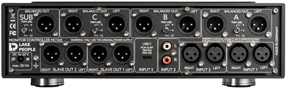 Lake People MC100 – monitoriaus valdiklis
