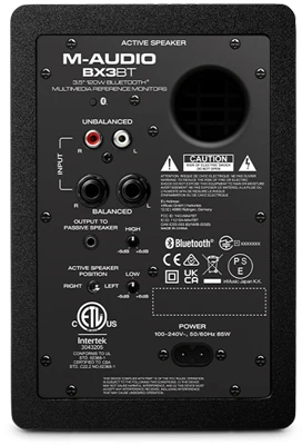 Garso kolonėlė  M-AUDIO BX3 ,  2 vnt. Juodos spalvos