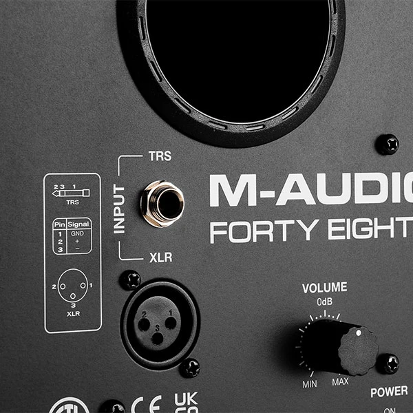 Garso kolonėlė M-AUDIO FORTY SIXTY, 1 vnt. Juodos spalvos