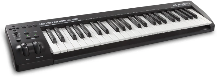 M-Audio Keystation 49 MK3 MIDI klaviatūra USB, Juoda