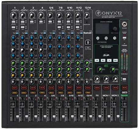 MCK Mackie ONYX 8 8 kanalai 20 – 30000 Hz Juoda