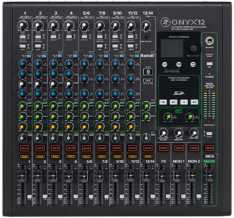 Mackie Onyx12 - analoginis maišytuvas su USB