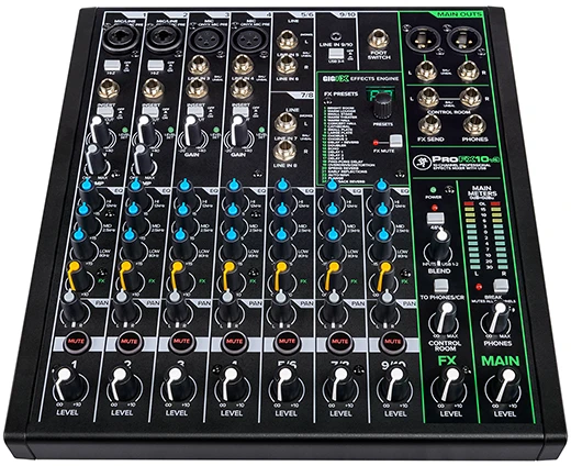 Mackie ProFX10v3 – analoginis maišytuvas su USB