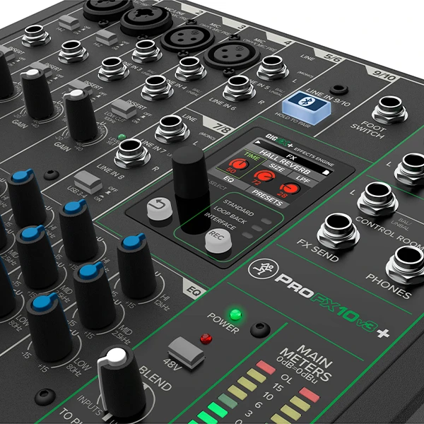 Mackie ProFX10v3+ - Analoginis maišytuvas su USB ir Bluetooth