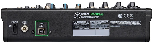 Mackie ProFX10v3 – analoginis maišytuvas su USB