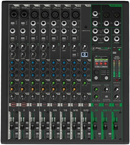 Mackie ProFX12v3+ – USB analoginis maišytuvas