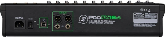 Mackie ProFX16v3 – analoginis maišytuvas su USB