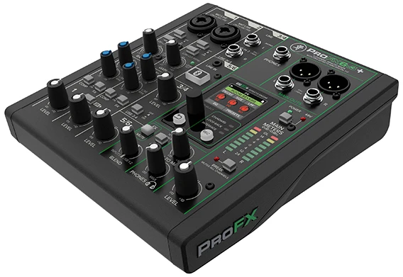 Mackie ProFX6v3+ garso pultas su valdymo rankenėlėmis