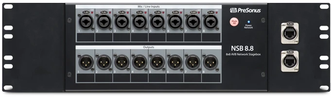 „PreSonus NSB 8.8“ – „Tinklo scenos dėžutė“.