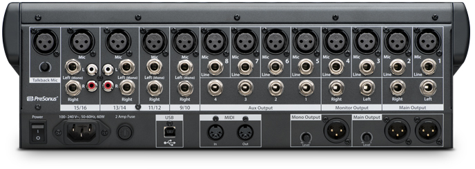 PreSonus StudioLive Mixer 16.0.2 USB
