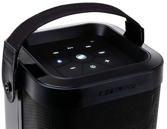 RELOOP Groove Blaster BT nešiojama kolonėlė, Juodos spalvos
