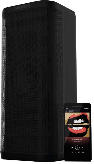 RELOOP Groove Blaster BT nešiojama kolonėlė, Juodos spalvos