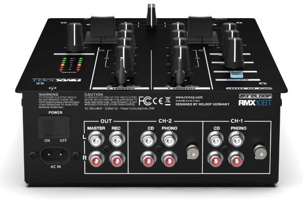 Reloop RMX-10 BT - 2 kanalų maišytuvas su Bluetooth funkcija