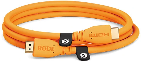 Rode HDMI laidas 1.5m su juodais dirželiais