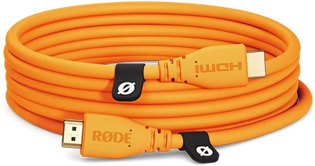Oranžinis RODE 3 metrų HDMI laidas