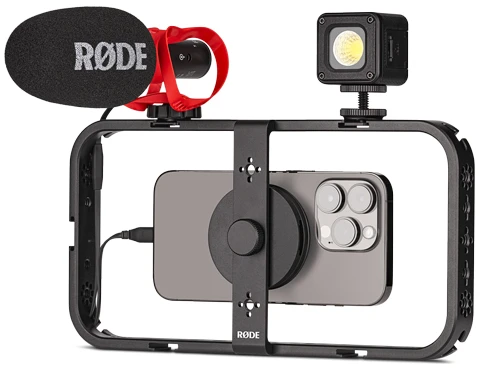 Rode Telefono Korpusas - RØDE PHONECAGE 1/4, 3/8" Aliuminis Juodas
