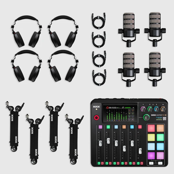 Rode Podkastų Studija - Røde Rødecaster Pro II Juodas