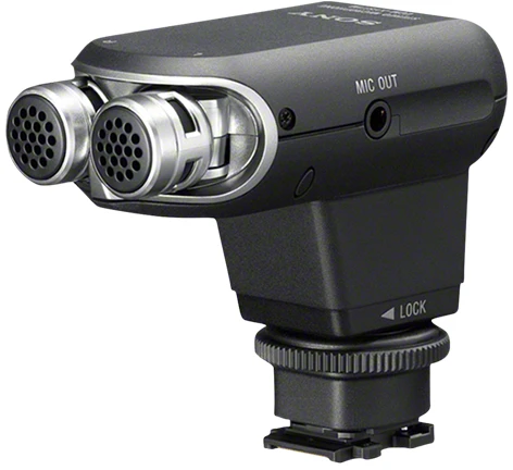 Sony ECM-XYST1M Skaitmeninės kameros mikrofonas Juoda