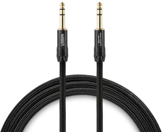 Warm Audio TRS kabelis su auksiniais kištukais