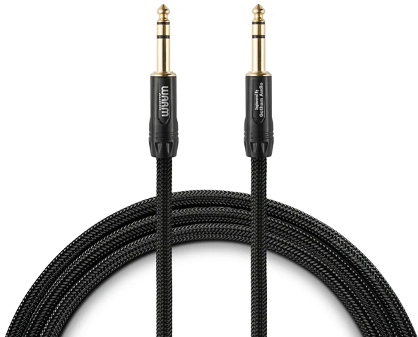 Warm Audio TRS-TRS 6.1m laidas su auksinėmis jungtimis