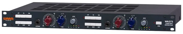 Warm Audio Šiltas garsas wa273 – 2 kanalų mikrofono pirminis stiprintuvas