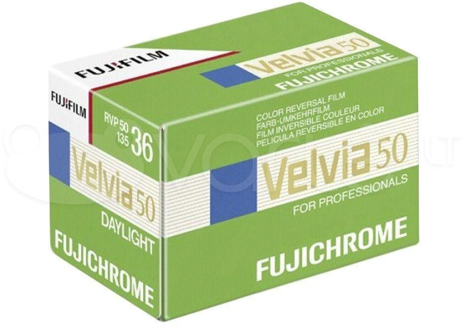 Fujifilm Spalvota pozityvinė fotojuosta VELVIA RVP 50 135/36