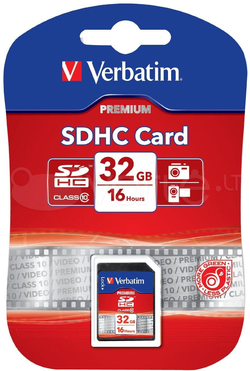 SDHC atminties kortelė Verbatim 32GB / V43963