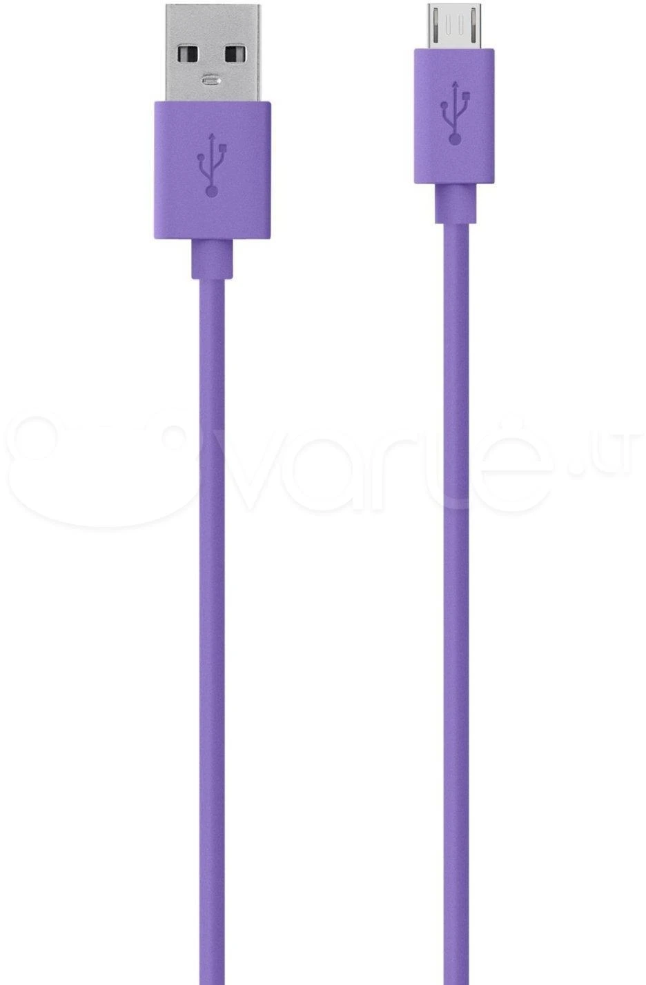 Belkin Range 2m Micro USB kabelis išmaniesiems telefonams ir planšetiniams kompiuteriams - Violetinė
