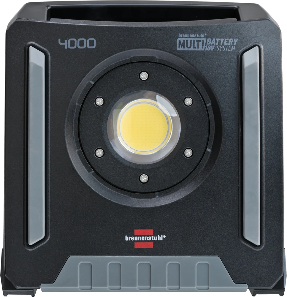 LED darbo vietos šviestuvas Brennenstuhl 1173140400, 18 V, 4500 lm, IP65, 4 šviesos lygiai, be akumuliatoriaus
