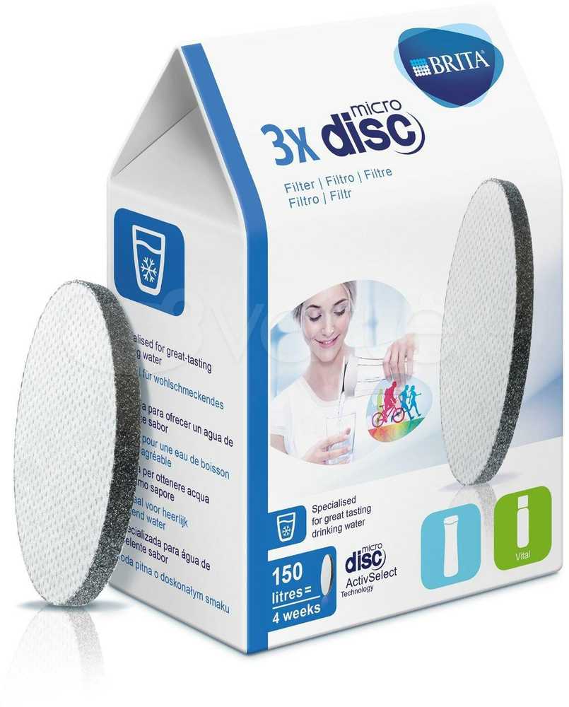 Vandens filtro kasetės BRITA MicroDisc 3 vnt. 1022260