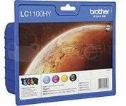 BROTHER VALUE PACK (LC-1100HY BK/C/M/Y)