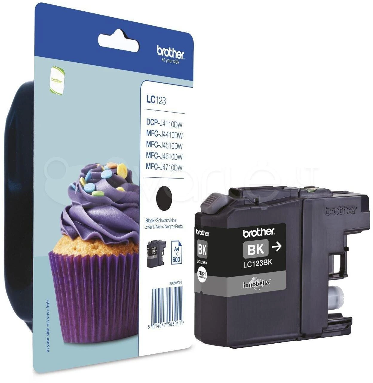 Brother LC123BK | Ink Cartridge | Juodas