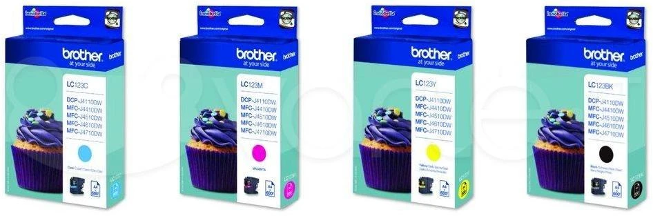 Rašalo kasetė Brother LC123VALBP CMYK | MFC-J4510DW