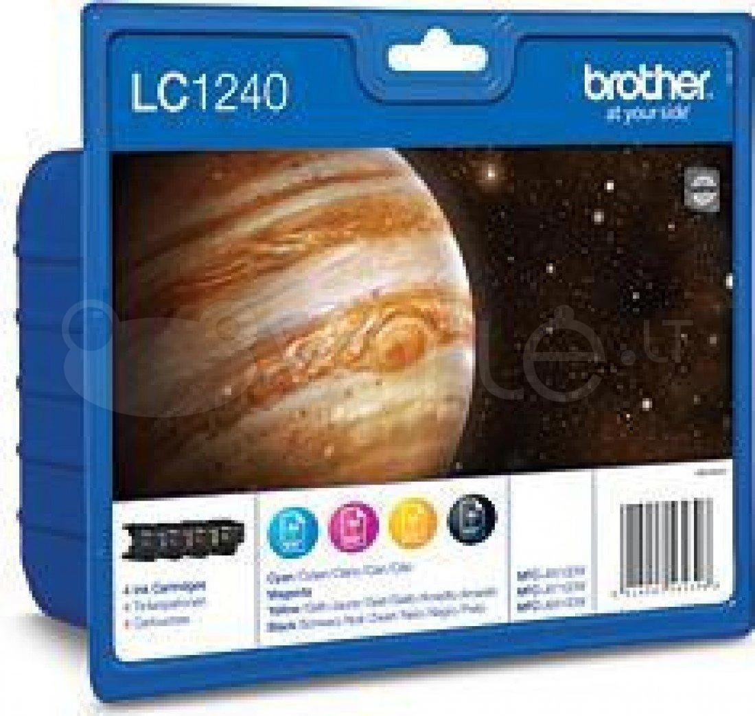 Rašalo kasetė Brother LC1240VALBP CMYK