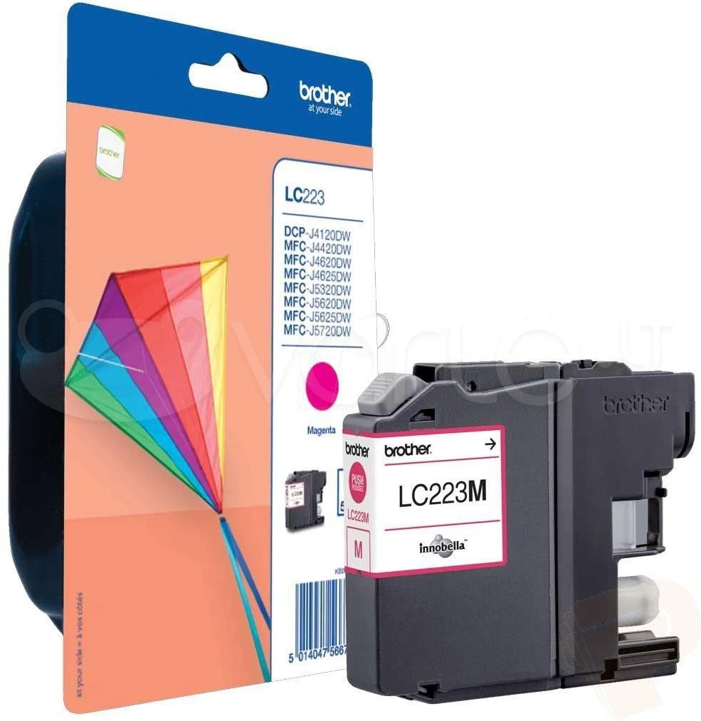 Brother LC-223M | Rašalo kasetė | Magenta