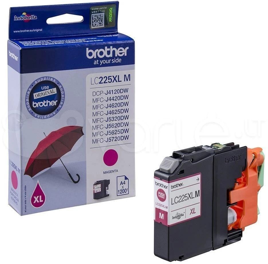 Brother LC-225XLM | Rašalo kasetė | Magenta