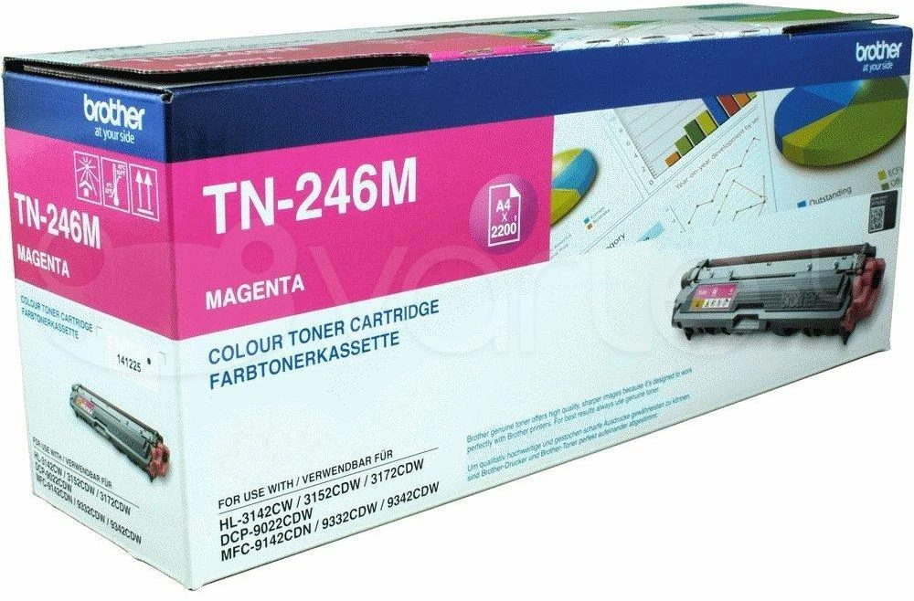 Brother TN-246M tonerio kasetė Originalus Rausvai raudona 1 vnt