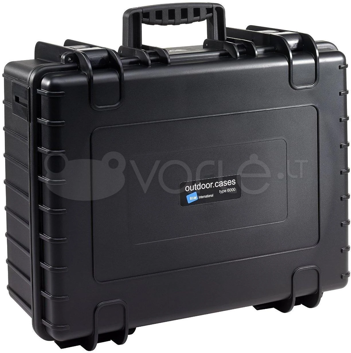 B&amp;W Outdoor Cases Type 6000 juoda su pianką