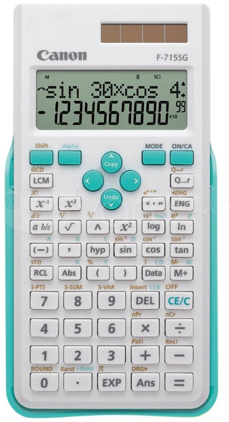 Canon F-715SG skaičiuotuvas Desktopas Mokslinis skaičiuotuvas Mėlyna, Balta