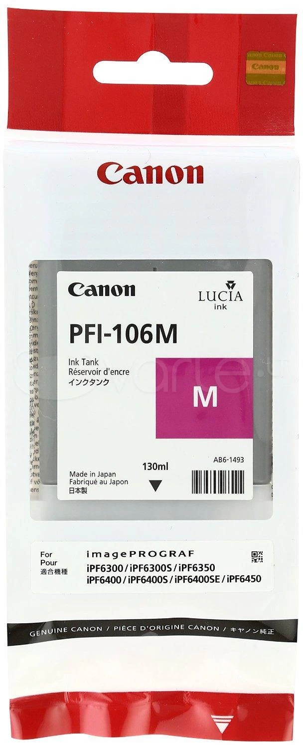 Canon PFI-106 M Originalus Foto magenta 1 vnt