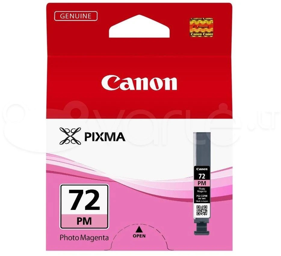 CANON PGI-72 PM foto purpurinės spalvos rašalo bakelis 14 ml, skirtas PIXMA-PRO 10