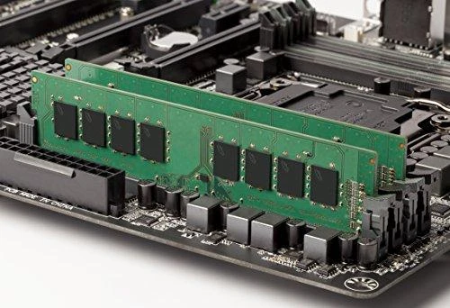 Crucial DDR4 atminties moduliai pagrindinėje plokštėje