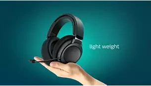 Žaidimų ausinės Philips TAGH401BL/00, su mikrofonu aprašymas - Prekės nuotrauka