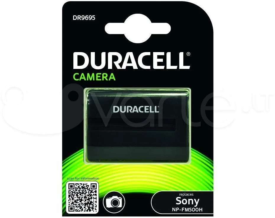 Duracell DR9695 kameros / vaizdo kameros su vaizdo magnetofonu baterija Ličio-jonų (Li-Ion) 1600 mAh