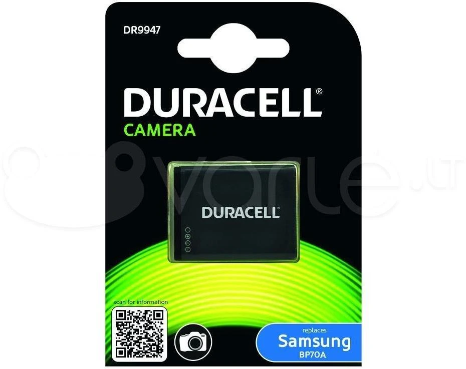 Samsung Duracell DR9947 kameros / vaizdo kameros su vaizdo magnetofonu baterija Ličio-jonų (Li-Ion) 700 mAh