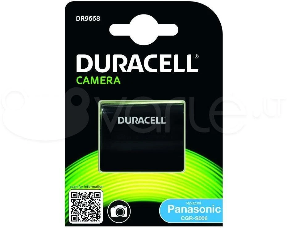Duracell DR9668 7,4 V 750 mAh ličio jonų akumuliatorius - Leica BP-DC5-E, skirtas skaitmeniniam fotoaparatui V-LUX1