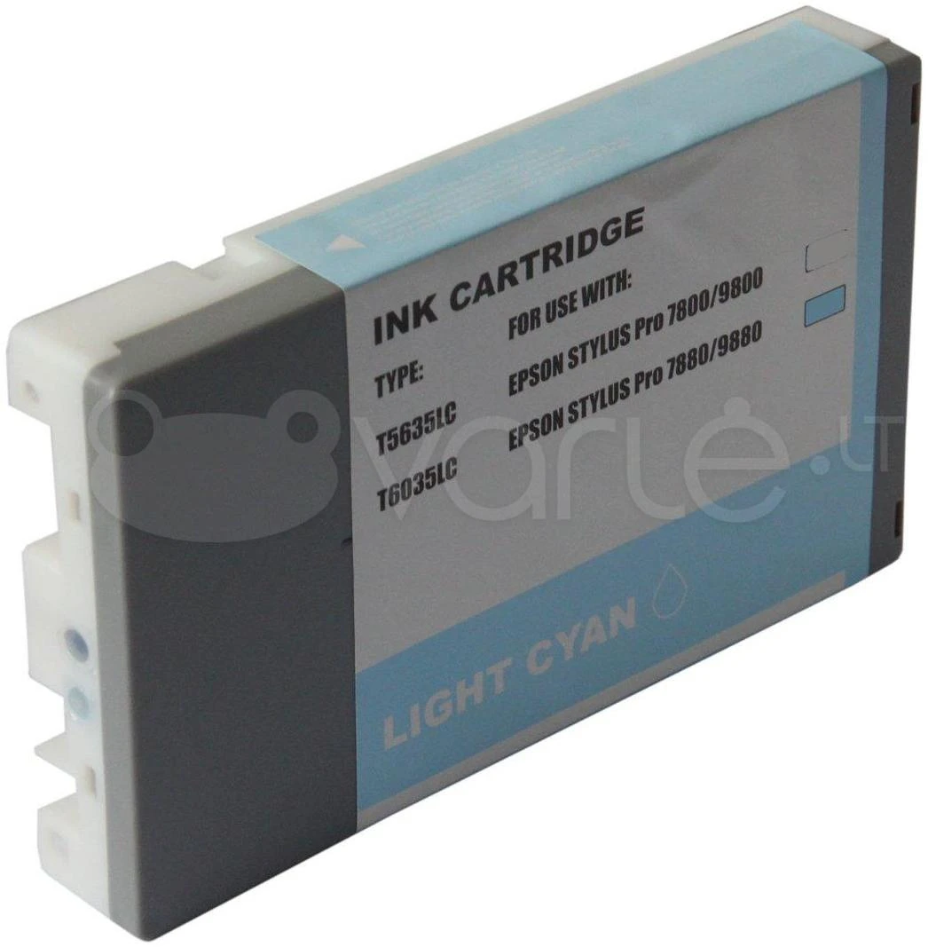 Šviesiai žalsvai mėlynos spalvos EPSON rašalas, skirtas StylusPro 7800 7800Xrite 7880 9800 9800Xrite 9880